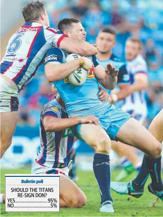  ?? Picture: GETTY IMAGES ?? Gold Coast’s Anthony Don is keen to sign a new deal with the Titans.