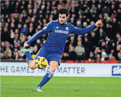  ??  ?? Chelsea midfielder Cesc Fabregas.