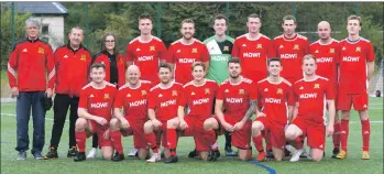  ?? Photograph­s: Iain Ferguson, alba.photos ?? SLT sporting its new strip. Back row (left -right) Gabor Tot, Albie Robertson, Rebecca Small, Ewan MacLean, Dave Forbes, Owen Cooke, Farquhar MacRae, Lewis Campbell, Andrew Martin, Calum Foxley. Front row: Allan MacLellan, Alan Gray, Shaun Hendrie, Martin Munro, Kieran Lopez, Sean Noble, Cameron Grant.