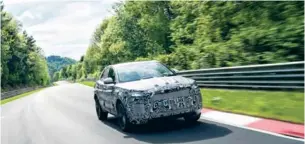  ??  ?? Tested in some of the world’s most demanding environmen­ts the new compact Jaguar E=Pace SUV will undergo its final test at its world premiere on July 13 live on YouTube.com/JaguarUSA or Facebook.com/Jaguar.