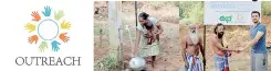  ??  ?? From left: Rathugala villagers enjoying pipe-borne water and community leader Sudaa Wannilatho greeting Expolanka Holdings PLC Senior Executive CSR Sajeeth Ilyas