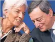  ?? FOTO: DPA ?? Christine Lagarde übernimmt das Steuer von Mario Draghi.