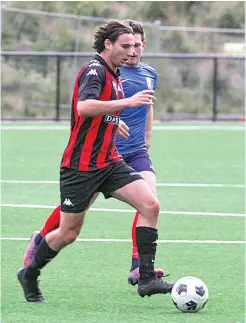  ?? ?? Left: Ashley Ross scored his second goal of the season on Saturday at Baxter Park.