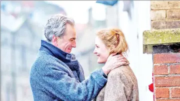 ??  ?? Day-Lewis and Krieps in ‘Phantom Thread’. — Courtesy of Focus Features
