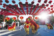  ?? LINTAO ZHANG/GETTY IMAGES ?? Chinese people wash away bad luck before their Lunar New Year celebratio­ns in late January or early February.