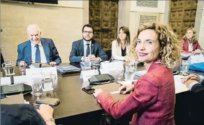  ?? XAVIER CERVERA ?? El Govern aboga por las reuniones bilaterale­s con el Estado, como la producida el 1 de agosto