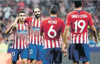  ?? FOTO: EFE ?? El Atlético de Madrid ya tiene cerrada la plantilla para la temporada 18/19, que se presenta apasionant­e