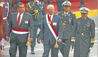  ?? AFP ?? DESTITUCIO­N. Kuczynski actuó más como banquero que como hombre de Estado.