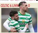  ??  ?? TALL ORDER Taylor with Shane Duffy