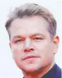  ??  ?? Matt Damon