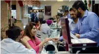  ?? — AFP ?? A majority of retailers aren’t equipped to accept credit cards because India’s jewellery industry runs mostly on cash.