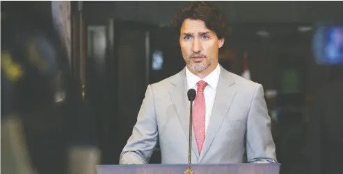  ?? DAVE CHAN / AFP via Gett y Imag es ?? Prime Minister Justin Trudeau’s “watch our tongues” advice is wrong-headed, the Post’s Chris Selley writes.