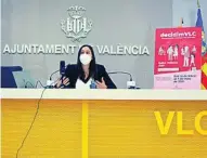  ?? LA RAZÓN ?? La concejala socialista, Elisa Valía