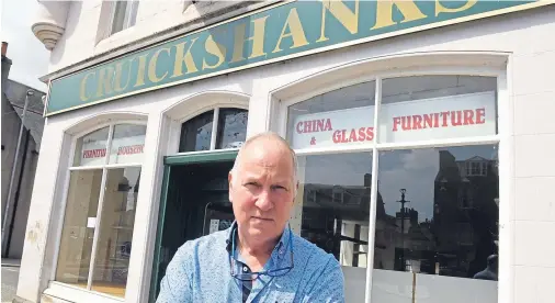  ??  ?? SALE OF THE CENTURY: Michael Brodie at Cruickshan­ks of Huntly, which has been on the go for more than 100 years