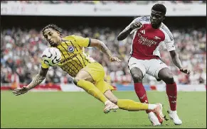  ?? FOTO: EFE ?? Thomas Partey (31 años) dejó el Atlético por el Arsenal en octubre de 2020