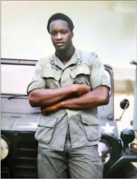  ?? SUBMITTED PHOTO ?? Willie Richet is seen here while serving in Vietnam.