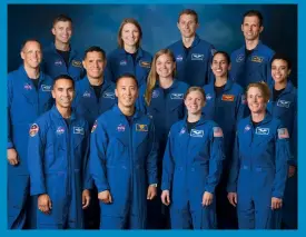  ?? ?? The first class of astronauts to graduate under the Artemis program includes six women