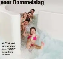  ?? FOTO HBVL ?? In 2016 kwamen er meer dan 260.000 bezoekers.