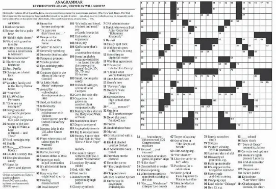 Crossword Puzzle - PressReader