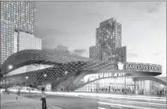  ?? SHOP Architects ?? Slam-dunk for borough: The NBA Nets’ new home, Barclays Center, will open in Brooklyn next month, filling a void left by the Brooklyn Dodgers’ exit in 1957.