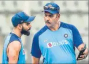  ??  ?? India coach Ravi Shastri (R) said ODIS against New Zealand and South Africa could be used to prepare for this year’s World T20.
AFP