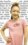  ?? |C. GARCÍA ?? Sofía comenzó su carrera a los 3 años.