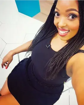  ??  ?? Pabi Moloi is back on air after being given a final written warning.