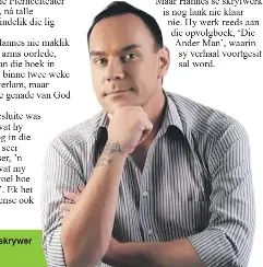  ?? ?? Hannes van Rensburg, skrywer van ‘Die Ander Kind’.