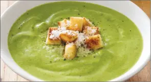  ?? The Associated Press ?? This recipe for broccoli-cheese soup appears in the cookbook All-Time Best Soups.