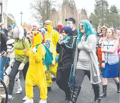  ??  ?? Dressed up for the big day: Dunfermlin­e hosts the big event on Saturday March 3.