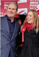  ?? ?? Sir Keir with Sarah Edwards, who won the Tamworth by-election