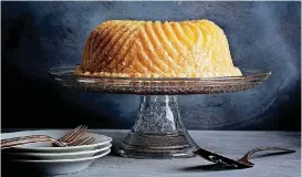 ?? [PHOTO BY DEB LINDSEY, FOR THE WASHINGTON POST] ?? Meyer lemon buttermilk bundt cake