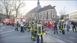  ??  ?? Parmi les blessés, six sont en « danger de mort ».