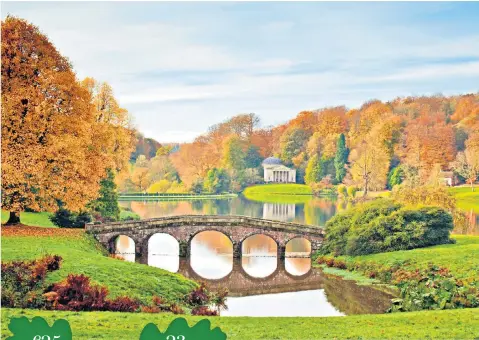  ?? ?? Visitors cannot see Stourhead’s gardens without paying for entrance to the house