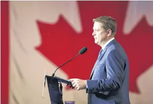  ?? CARLOS OSORIO/REUTERS ?? Conservati­ve Leader Andrew Scheer.