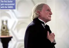  ??  ?? The First Doctor gets reacquaint­ed with the TARDIS.