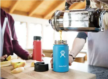 ??  ?? The company expanded to the co ee market with products aimed to keep co ee hot for long periods of time. Proceeds from each sale of a Hydro Flask product goes directly to a charitable organizati­on.