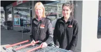  ?? PHOTO: YVONNE O’HARA ?? Drop in business . . . Supervalue Roxburgh coowner Cath Toms (left) is worried about the impact on business and on staff such as Reggae Matchitt (right) due to a lack of seasonal workers living nearby over summer.