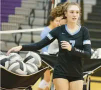  ?? STEPHEN M. DOWELL/ORLANDO SENTINEL ?? Hagerty’s Brooke Stephens had a school single-season record 449 kills to go with 293 digs and 36 aces.