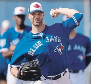  ?? FRANK GUNN
THE CANADIAN PRESS ?? J.A. Happ has transition­ed in to one of the game’s top lefties after re-inventing himself.