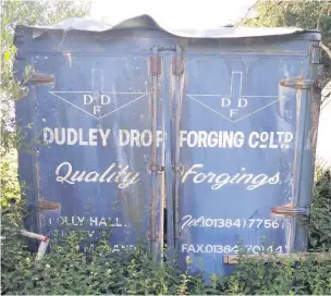  ??  ?? The abandoned DDF lorry which prompted Terry’s musings on his former employer