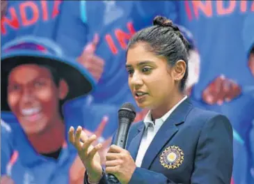  ?? PTI ?? Indian women's team captain Mithali Raj became the highest ODI rungetter but has not been included in the list of awardees.