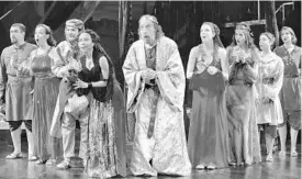  ?? COURTESY OF TONY FIRRIOLO ?? Many actors in Orlando Shakespear­e Theater’s “Pericles” ensemble play multiple roles.