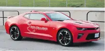  ?? JIL McINTOSH/DRIVING ?? The 2018 Chevrolet Camaro SS has decent power, sharp handling, good steering and a well-balanced feel.