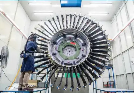 ??  ?? UMW Corp Sdn Bhd is the Tier-One supplier for Rolls-Royce Plc, with a contract to manufactur­e and assemble fan cases for the Trent 1000 and Trent 7000 engines.
