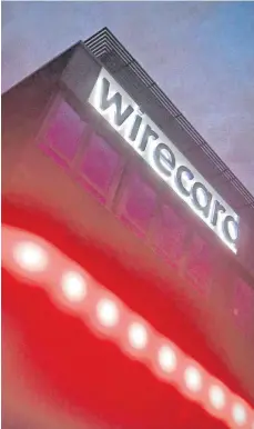  ?? FOTO: FRANK HOERMANN/SVEN SIMON/IMAGO IMAGES ?? Fassade des Wirecard-Sitzes in Aschheim bei München: Mit einer Reform der Aufsicht möchte Bundesfina­nzminister Olaf Scholz einen zweiten Fall Wirecard verhindern.