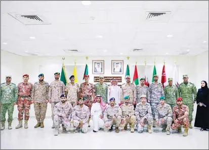  ?? KUNA photo ?? The Kuwait National Guard is discussing with representa­tives of the Gulf military institutio­ns the exchange of media experience­s.