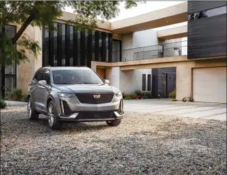  ?? CONTRIBUTE­D BY ROBERT KERIAN / CADILLAC ?? Cadillac will show off its 2020 XT6, a smaller-than-a-truck, three-row family hauler, at the upcoming Detroit Auto Show in a bid to carve out space in a crowded market.