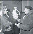  ?? ?? Picasso and his partner Francoise Gilot in 1948.