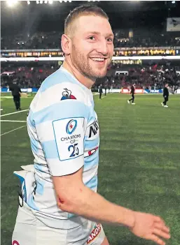  ?? Picture: Shuttersto­ck. ?? Finn Russell: Playing with a smile on his face despite admitting to “dancing around” the gym in his early days as a profession­al player.